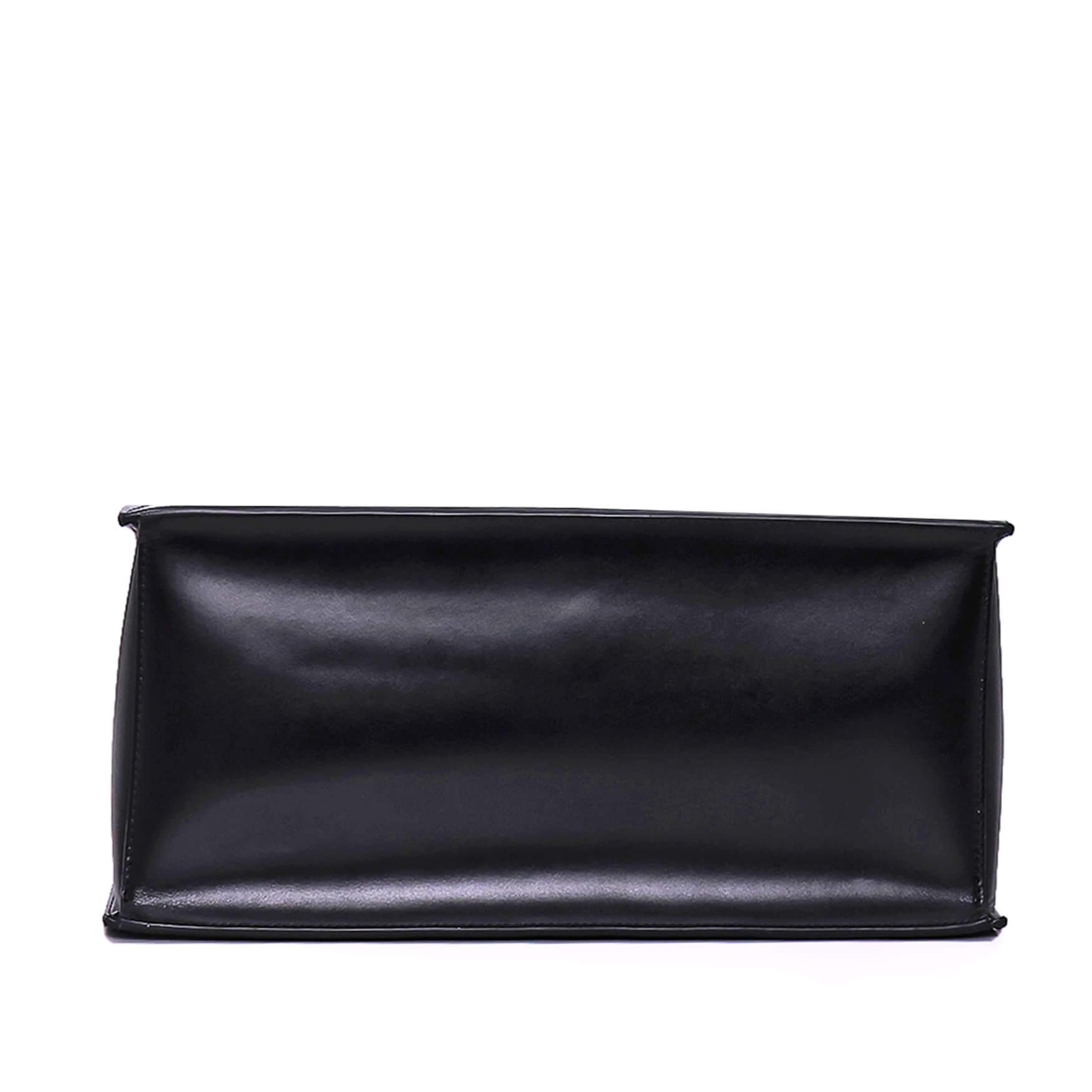 Valentino - Black Leather Top Handle Bag